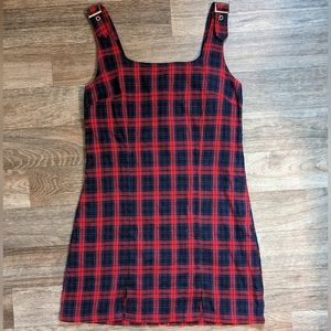Plaid Mini Dress